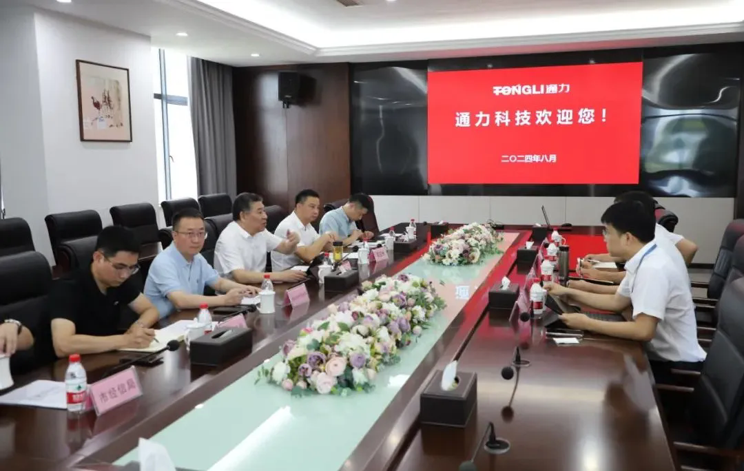 瑞安市委常委、副市長(zhǎng)林政洪一行調(diào)研通力科技